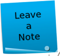 Leave A Note